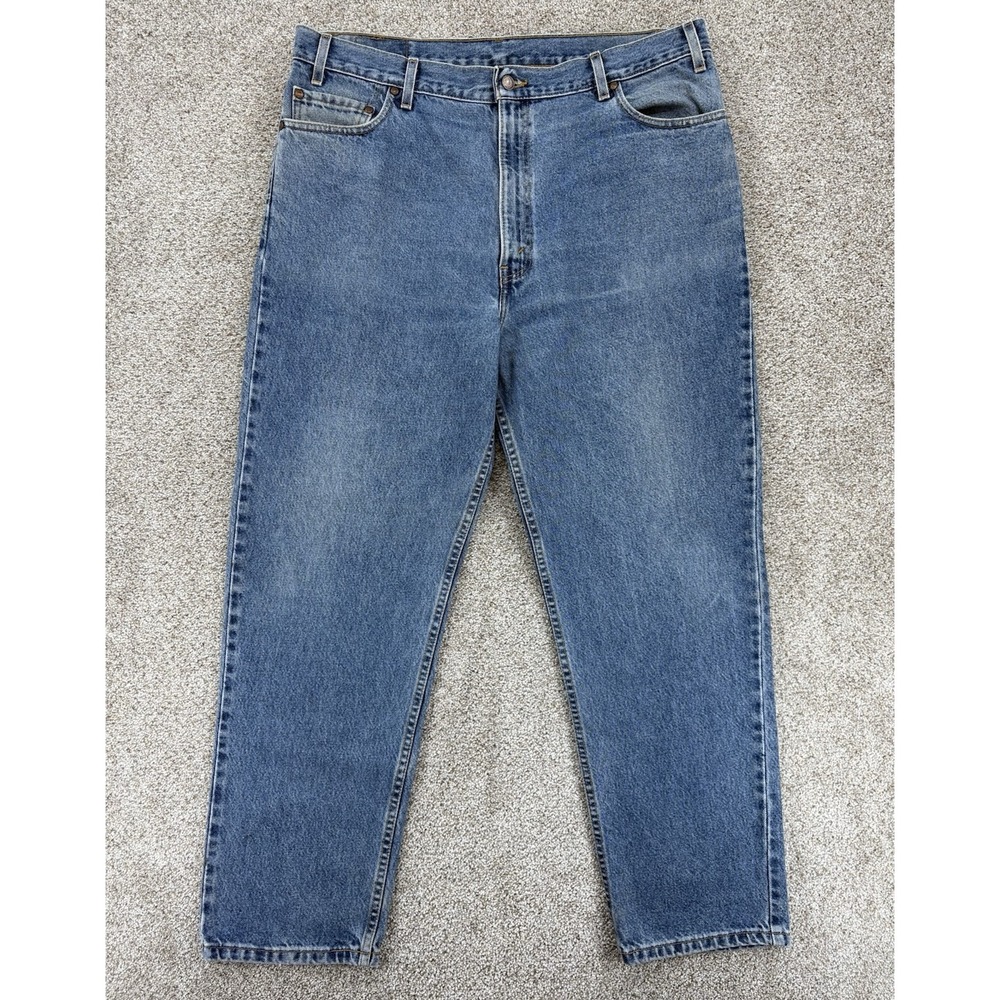 Vintage‎ Levis 540 Jeans Mens 40x30 Blue Relaxed Tapered Washed Out USA Made Y2K